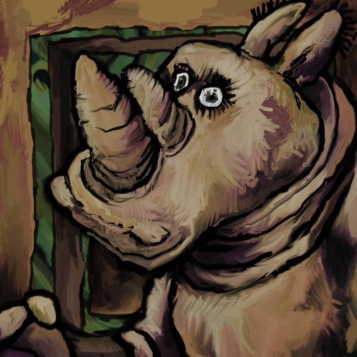 8-19 Painty portrait